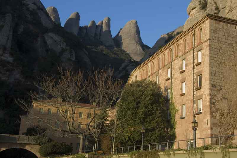 20 - Barcelona - Parc natural de la Muntanya de Montserrat - monestir de Montserrat